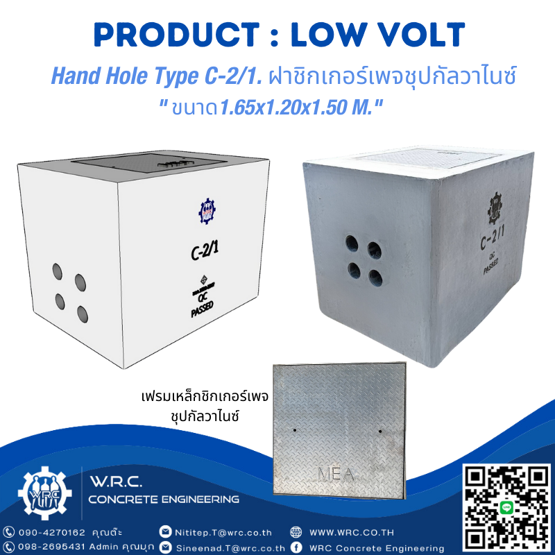 Hand Hole Type C-2/1 ฝาชิกเกอร์เพจชุปกัลวาไนซ์